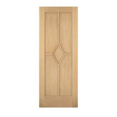 Oak Reims 5 Panel Internal Door Wooden Timber - Door Size, H...